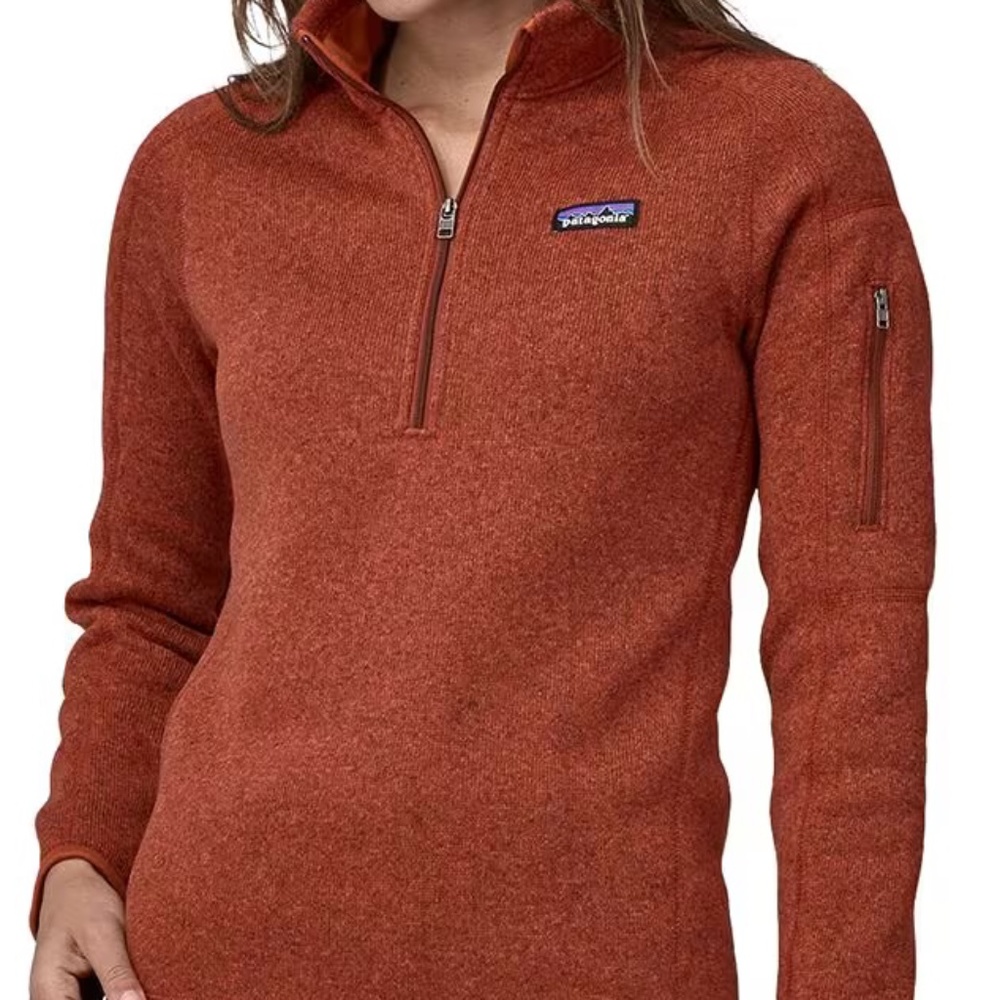 Women’s Patagonia Better Sweater 1/4 Zip - Coral (M)
